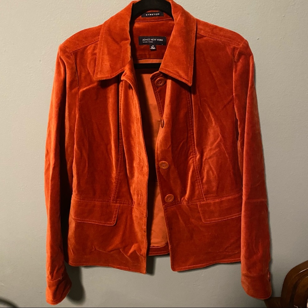 Orange Suede Jacket - image 1